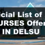 undergraduate courses offered at Delta state university