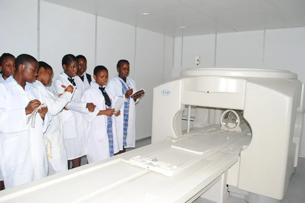 DELSU medical students during clinical training at DELSUTH Oghara